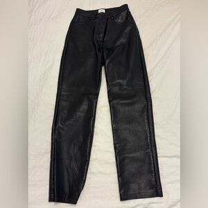 Aritzia Wilfred the Melina faux leather pants